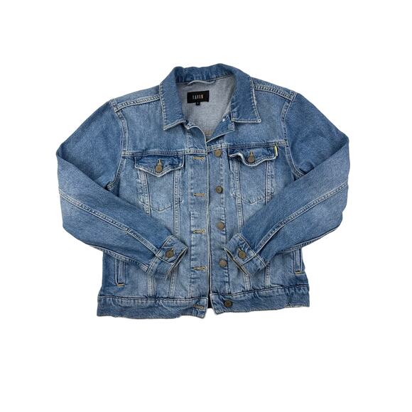 RAILS - Mulholland Jacket Custom Embroidery Ponte Firm in Blue and Green - Picture 1 of 3